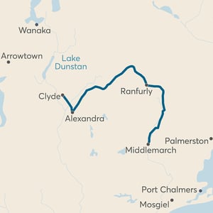 Otago Central Rail Trail Map