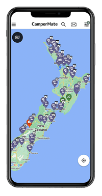 CamperMate App on Mobile 