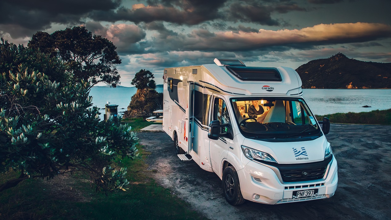 Camping in a motorhome