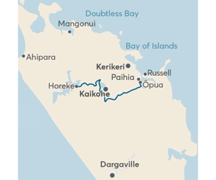 Twin Coast Cycle Trail Map 