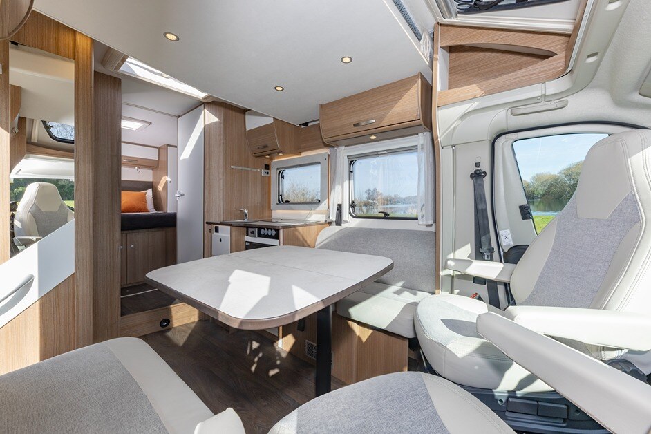 The spacious lounge in the Double for 2