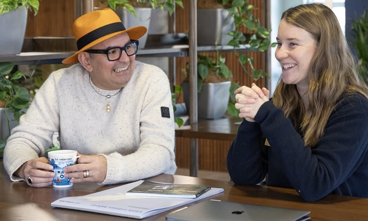 wilderness customer laughing