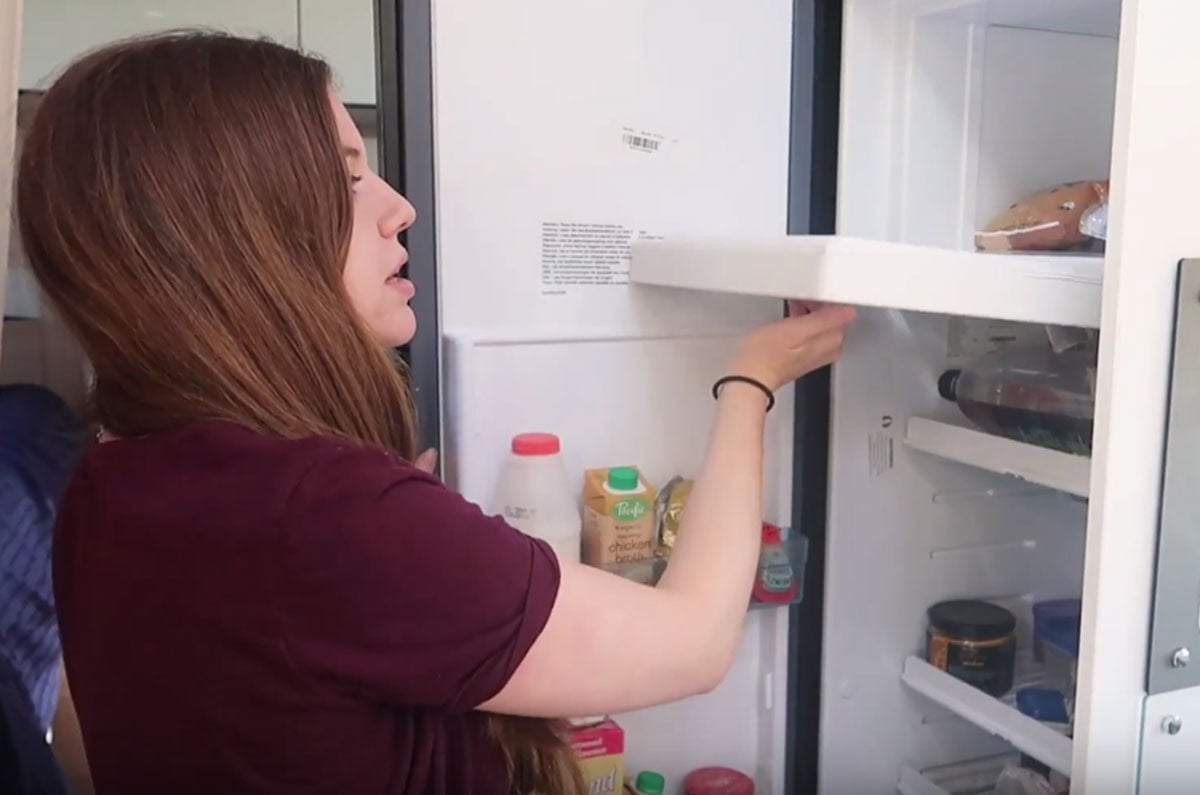 Fridge-in-motorhome