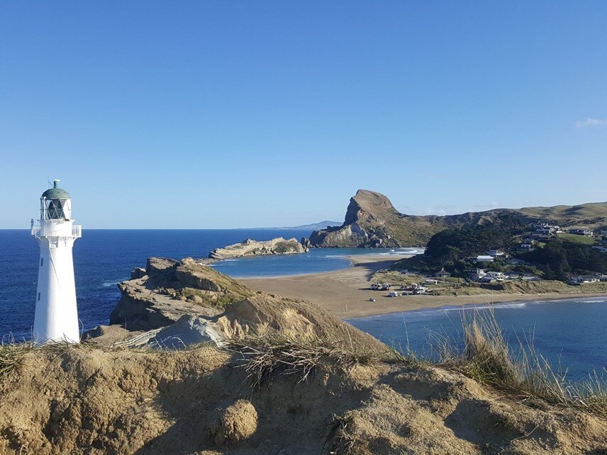 Castlepoint New Zealand lighthouse