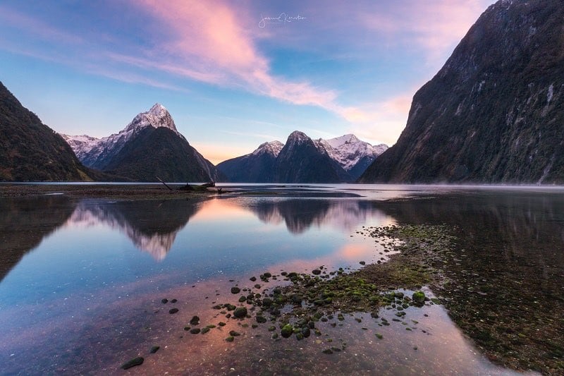 Milford Sound sunset