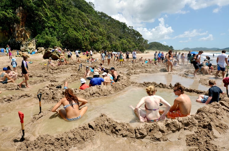 Hot Water Beach Coromandel New Zealand