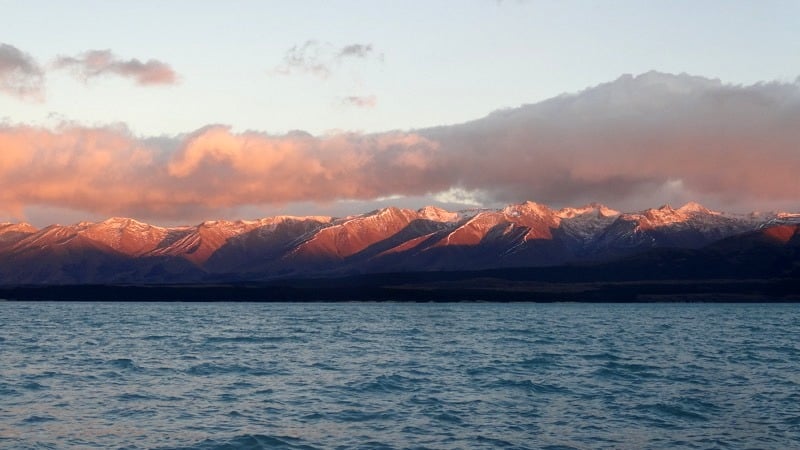 Sunrise over Lake Pukaki