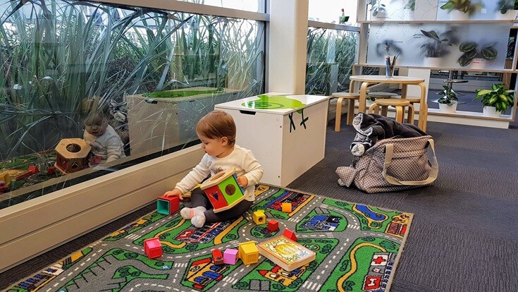 Wilderness Motorhomes kids play area in pick up zone