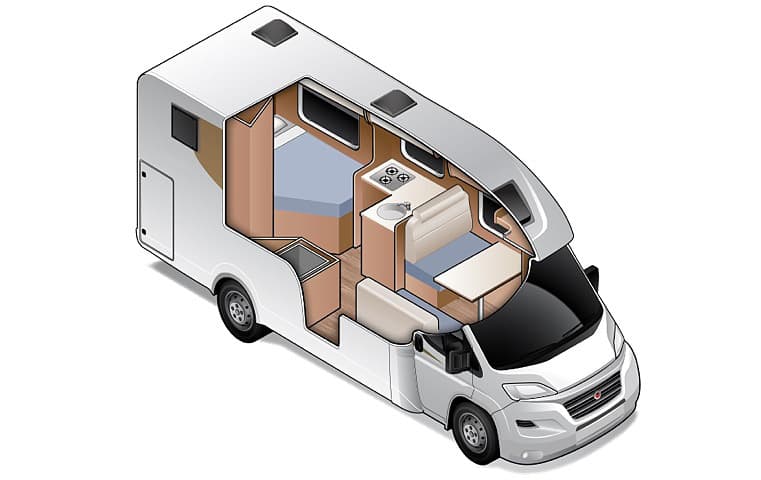 Compact for 4 - Four Berth Motorhome | Wilderness Motorhomes - Interior #3