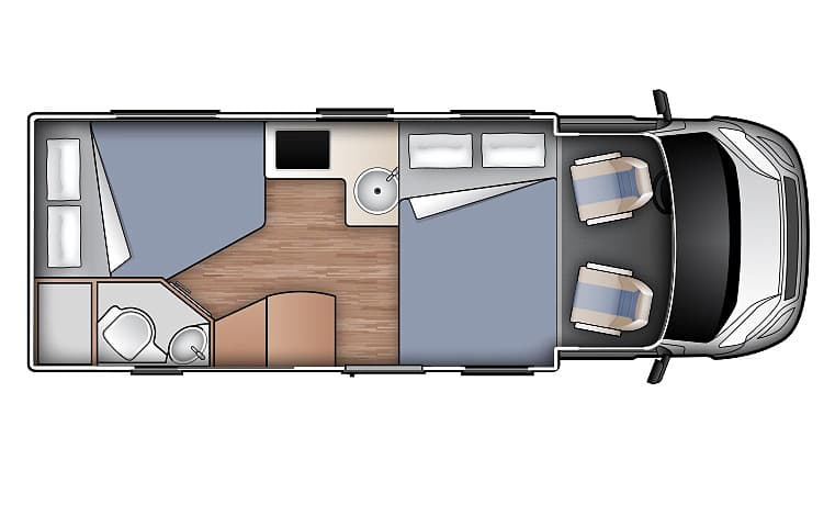 Compact for 4 - Four Berth Motorhome | Wilderness Motorhomes - Interior #2