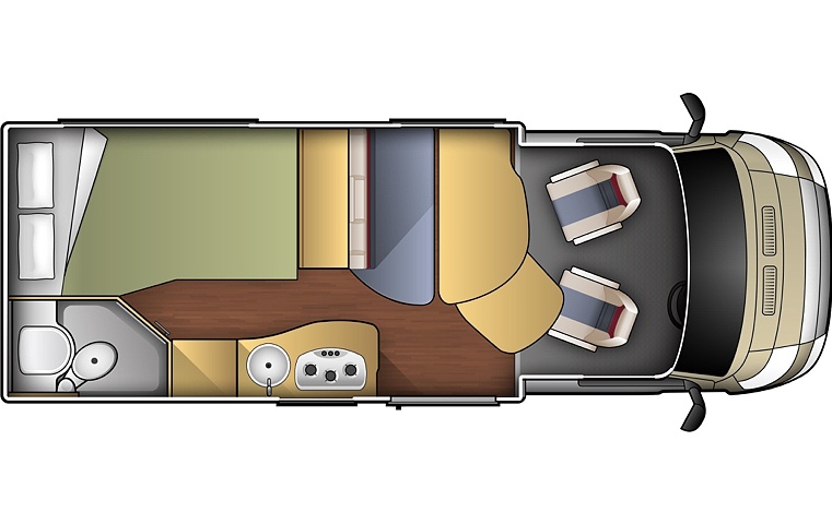 The Wave 2 Motorhome - Interior #1