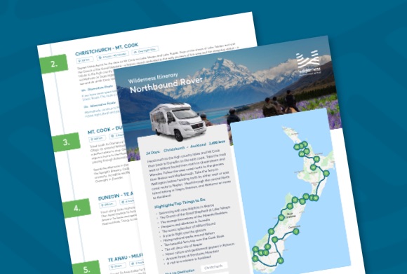 Christchurch to Auckland campervan road trip itinerary