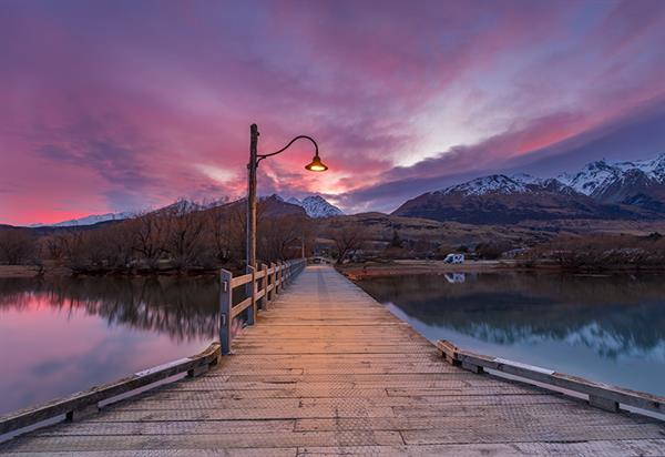 Beautiful Sunrise Glenorchy Camping