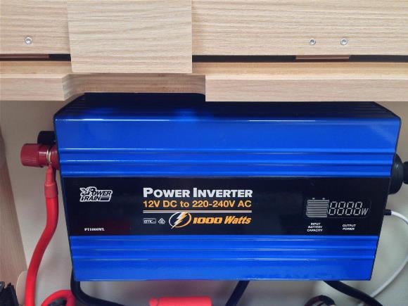 Power inverter for freedom camping